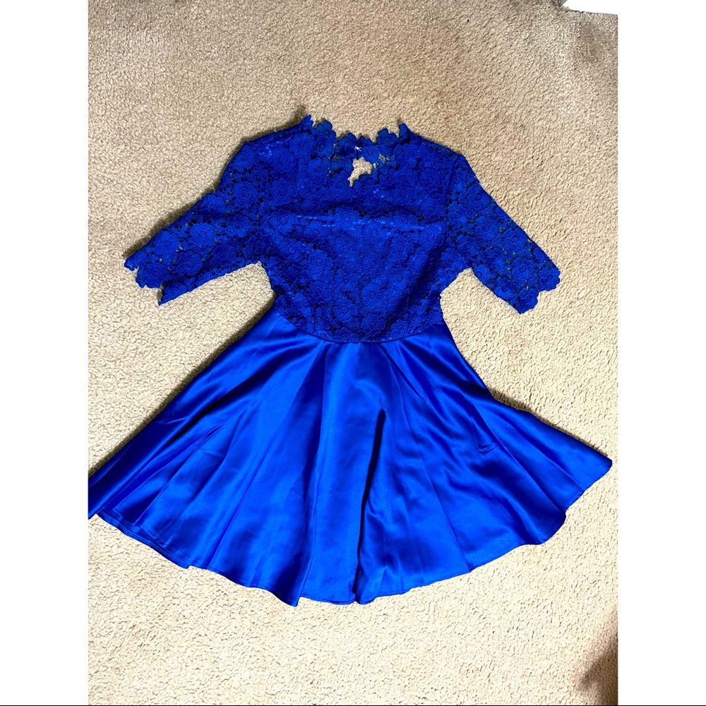 Blue dress